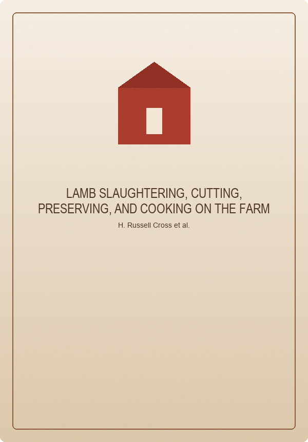 Lamb Slaughtering & Processing